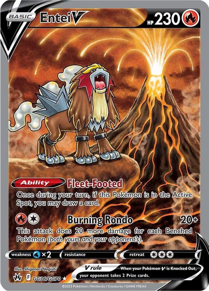 Entei V (español) - Crown Zenith: Galarian Gallery (CRZ:GG)