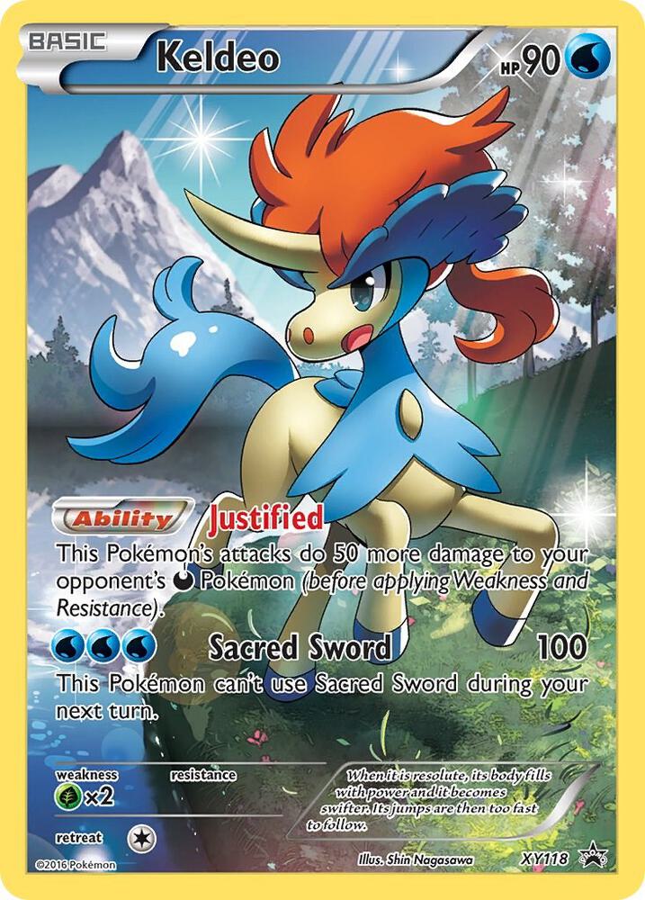 Keldeo - XY118 - XY Promos (PR