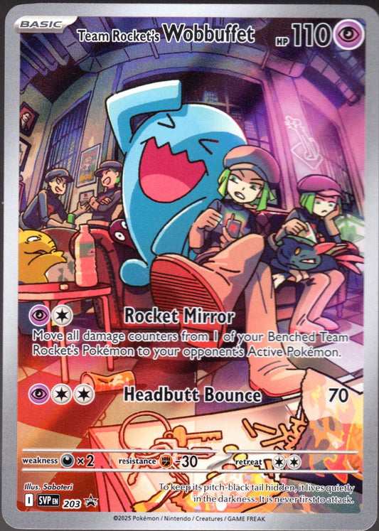 Team Rocket's Wobbuffet #203 Destined rivals
