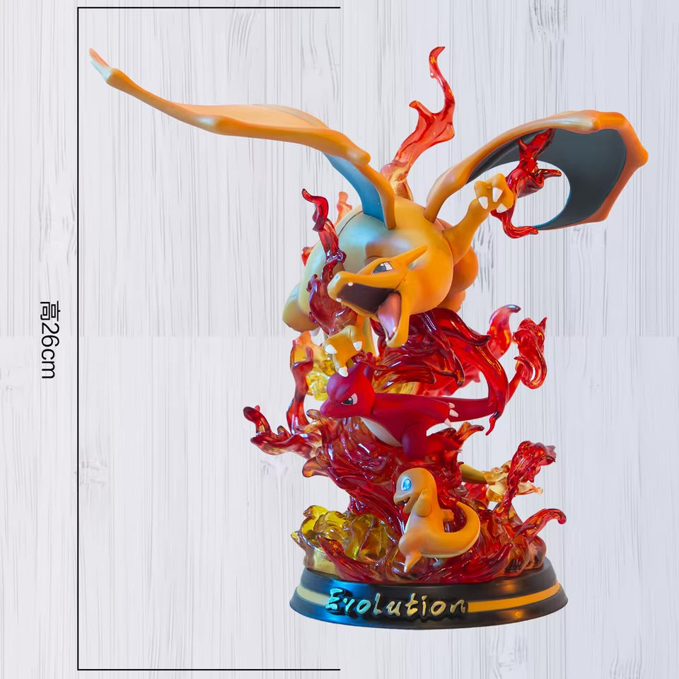 Figura Evolución de charizard
