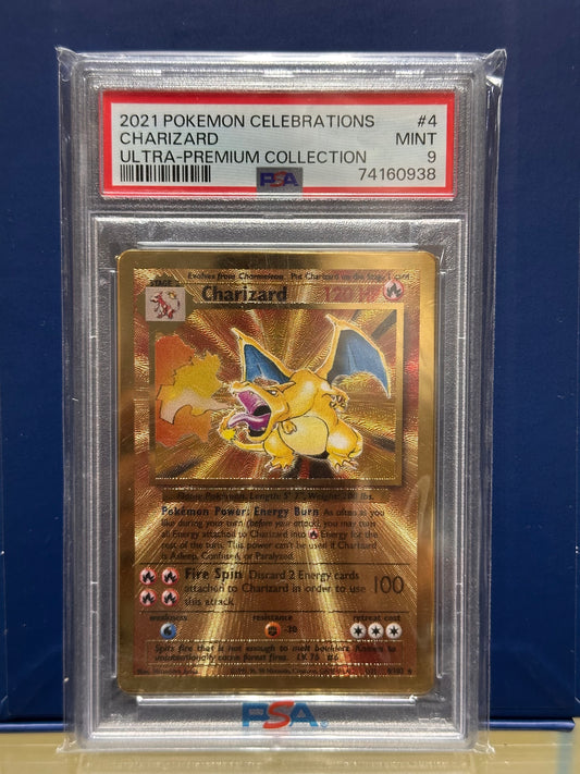 Charizard [Premium Collection] #4 Pokemon Celebrations PSA 9