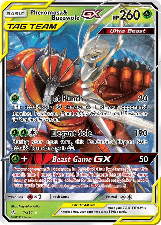 Pheromosa & Buzzwole GX - SM - Unbroken Bonds (SM10)