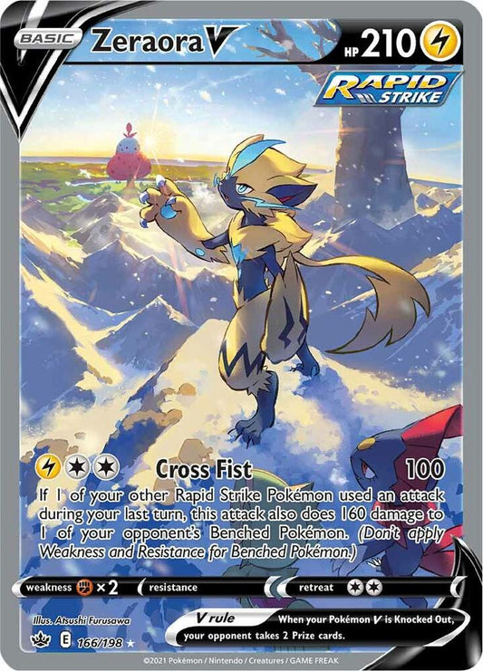 Zeraora V (español)(Alternate Full Art) - SWSH06: Chilling Reign (SWSH06)