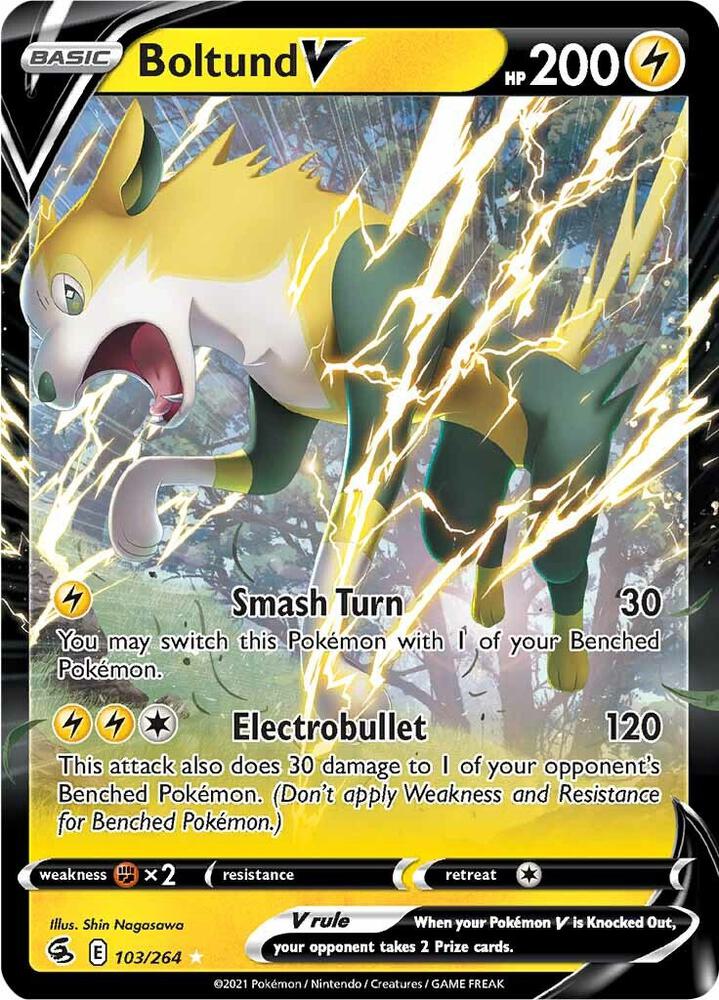 Boltund V - SWSH08: Fusion Strike (SWSH08)