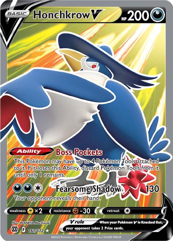 Honchkrow V (Full Art) - SWSH09: Brilliant Stars