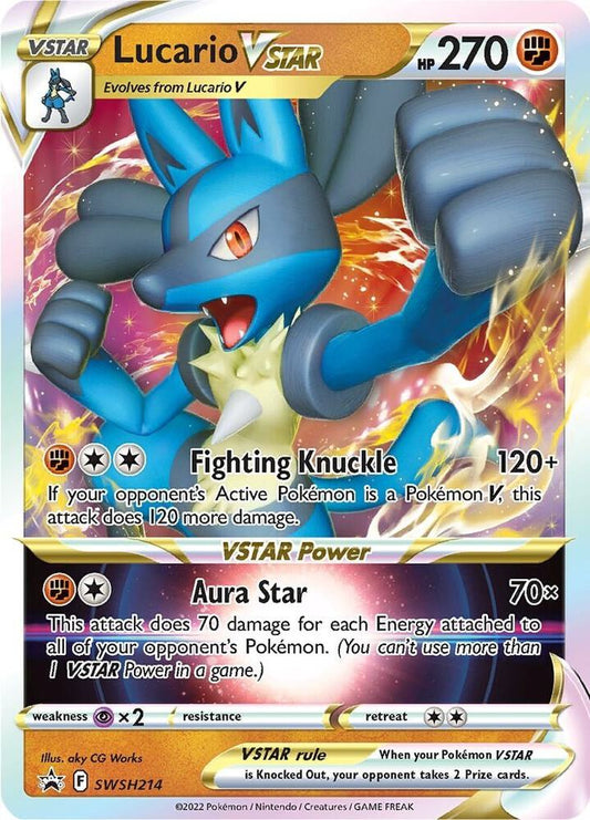 Lucario VSTAR - SWSH214 - SWSH: Sword & Shield Promo Cards (SWSD)