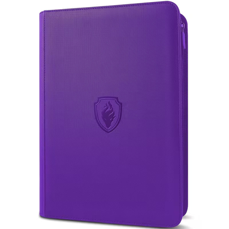 Binder 3x3 con ziper Morado
