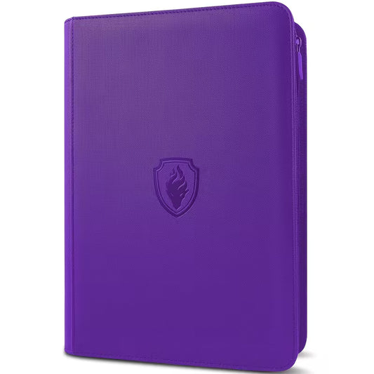 Binder 3x3 con ziper Morado