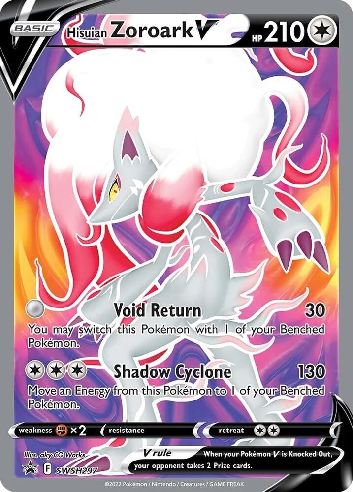 Hisuian Zoroark V - SWSH297 - SWSH: Sword & Shield Promo Cards (SWSD)