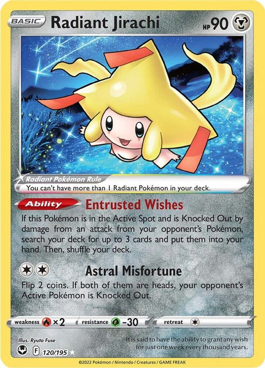 Radiant Jirachi - SWSH12: Silver Tempest (SWSH12) spñ