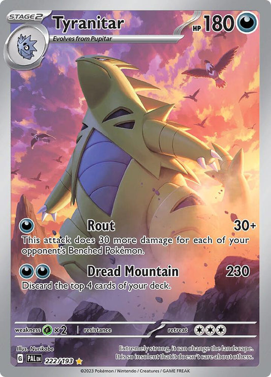 Tyranitar(español) - 222/193 - SV02: Paldea Evolved (PAL)