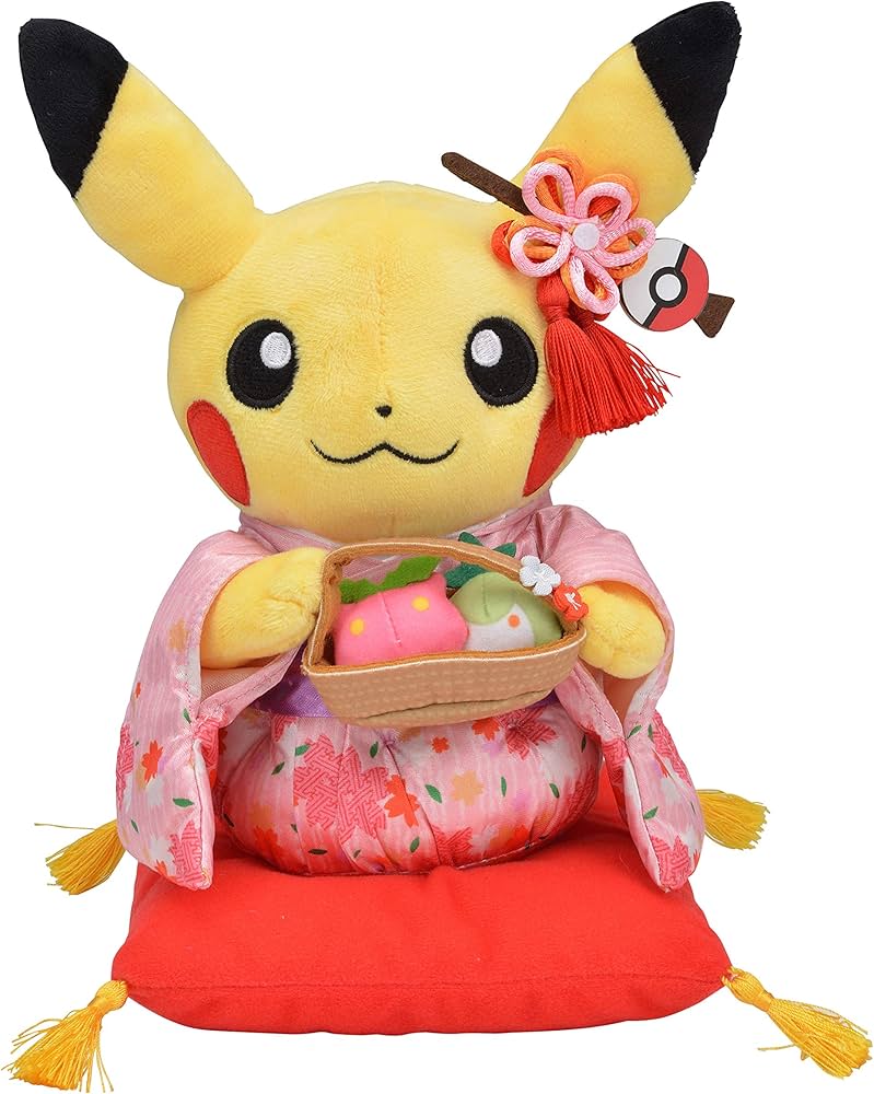 Peluche de Kyoto Tea Party Pikachu pokemon center