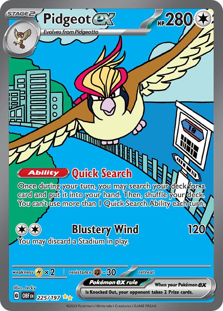 Pidgeot ex - 225/197