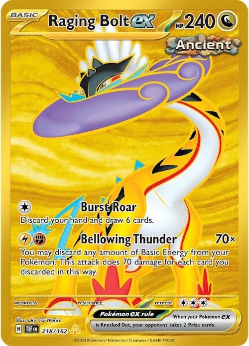 Raging Bolt ex - 218/162 - SV05: Temporal Forces (TEF)