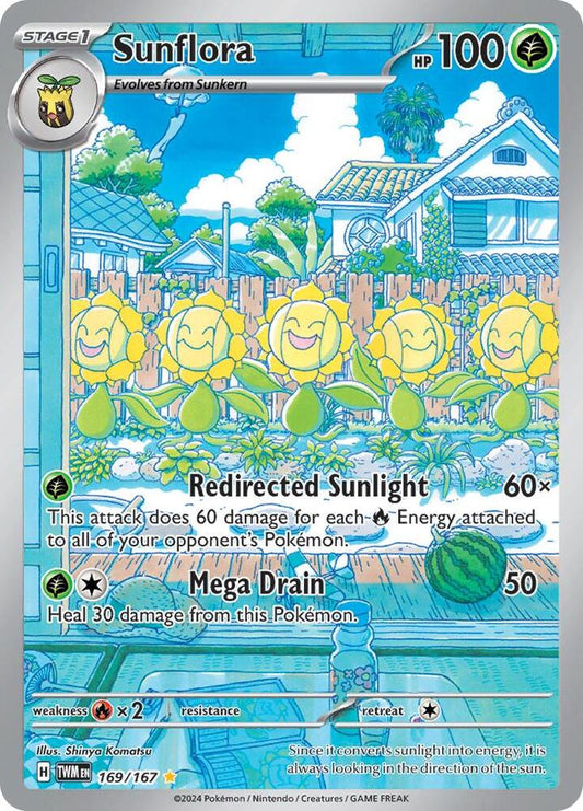 Sunflora - 169/167 - SV06: Twilight Masquerade (TWM) español