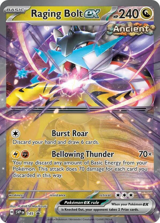 Raging Bolt ex - 145 - SV: Scarlet & Violet Promo Cards (SVP)