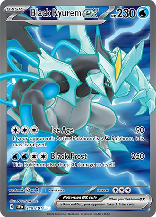 Black Kyurem ex - 218/191 - SV08: Surging Sparks (SV08) SV08: Surging Sparks español