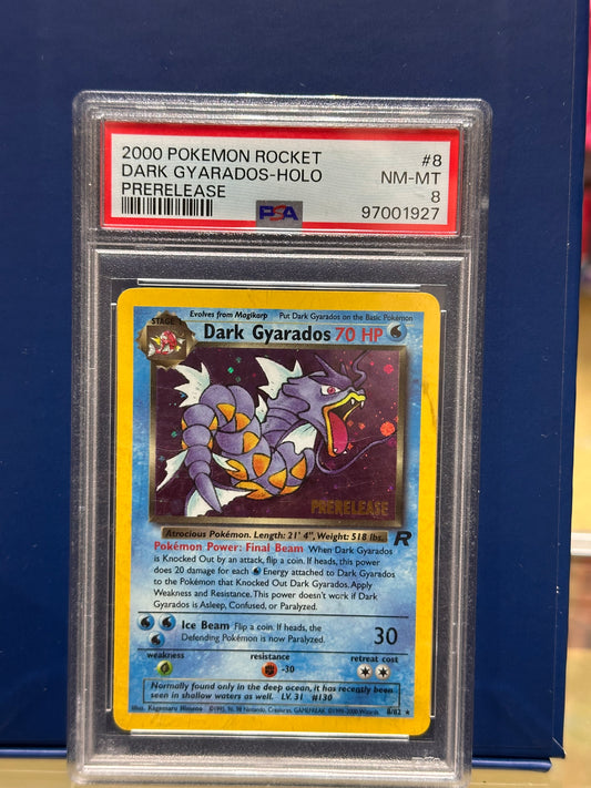 Dark Gyarados-holo PSA 8