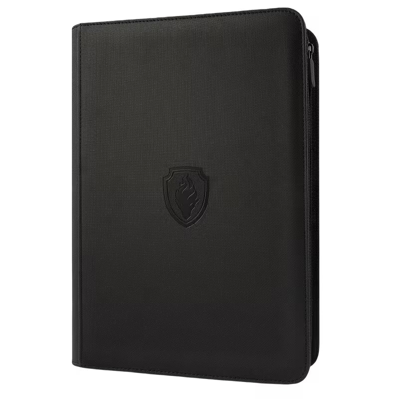 Binder 3x3 con ziper Negro
