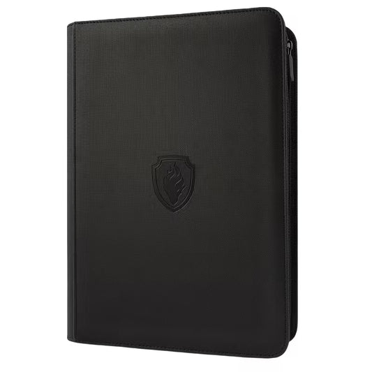 Binder 3x3 con ziper Negro