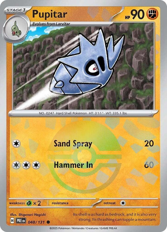 Pupitar (Poke Ball Pattern) - SV: Prismatic Evolutions (PRE)