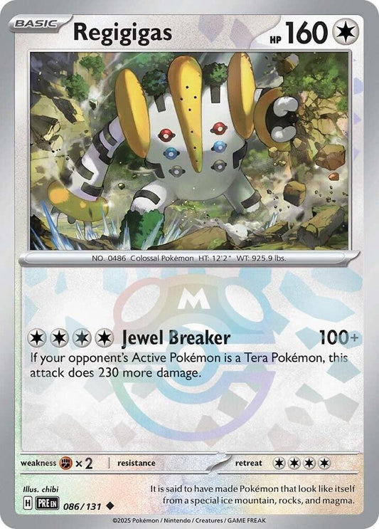 Regigigas (Master Ball Pattern) - SV: Prismatic Evolutions (PRE)