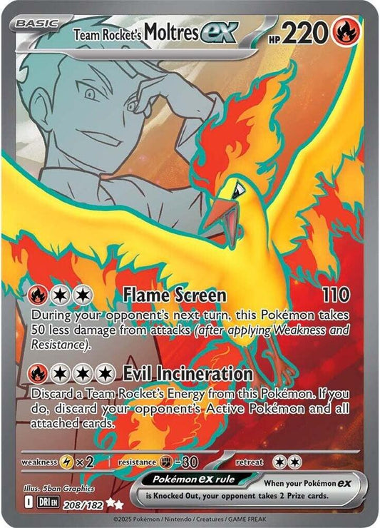 Team rocket's Moltres ex destined rivals Español