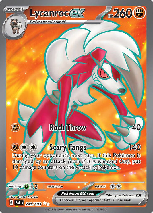 Lycanroc ex - 241/193 - SV02: Paldea Evolved (PAL)