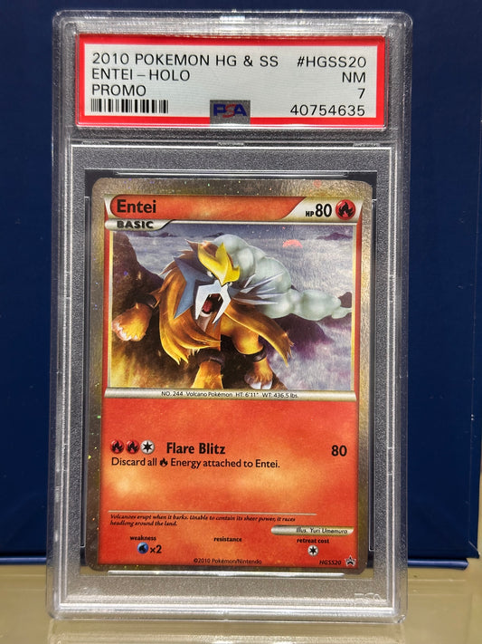 Entei #HGSS20 Pokemon Promo PSA 7