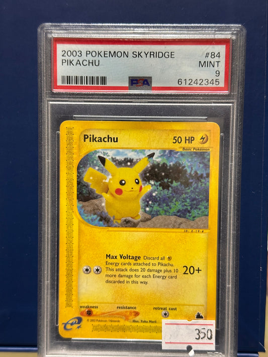 Pikachu PSA 9
