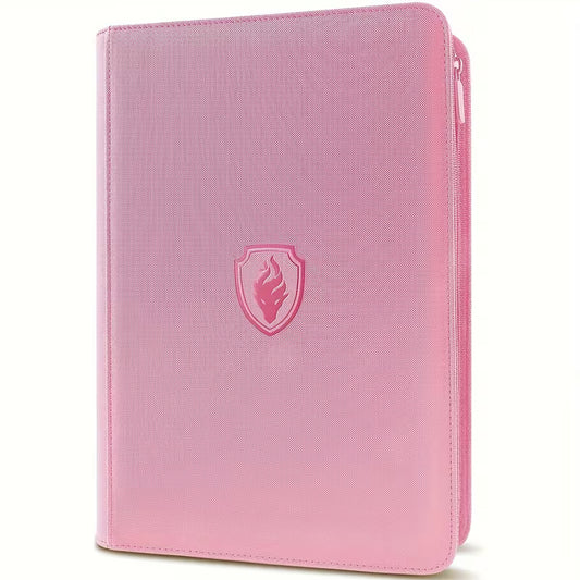 Binder 3x3 con ziper Rosado