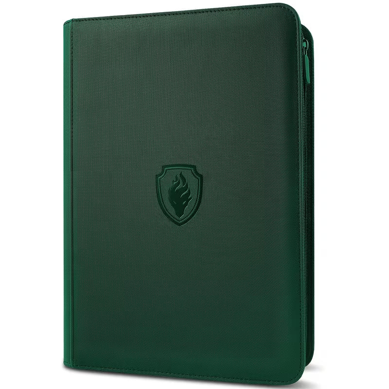 Binder 3x3 con ziper Verde