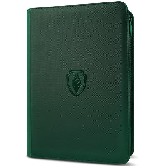 Binder 3x3 con ziper Verde