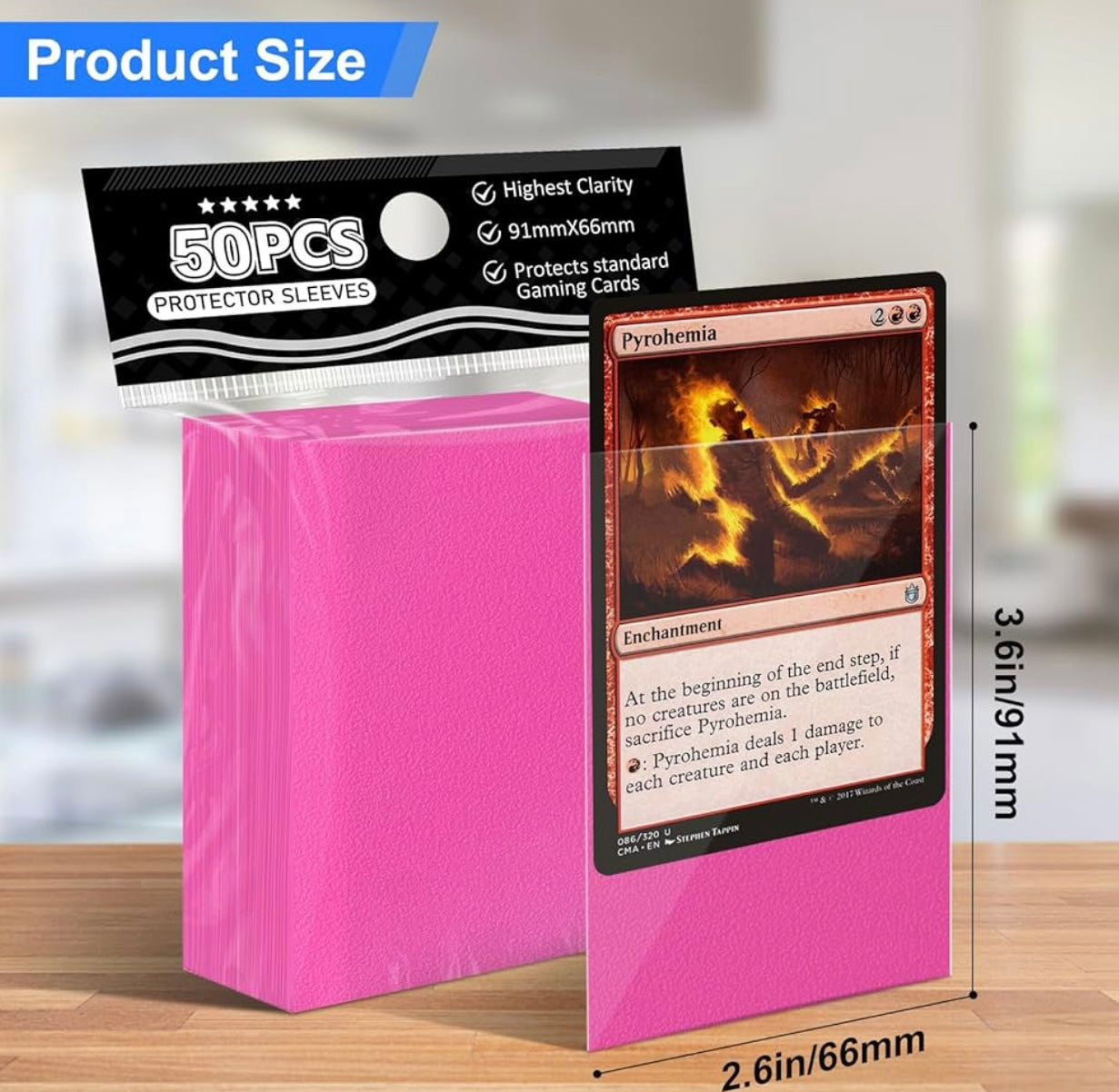 50 Sleeves rosada tipo dragón shield