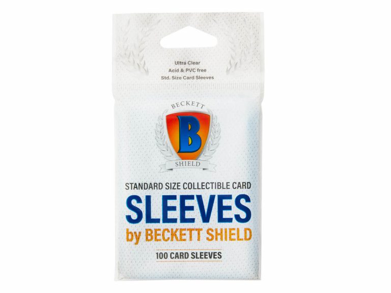 Beckett Shield Standard Size Sleeves (100-Pack) - Beckett Shield