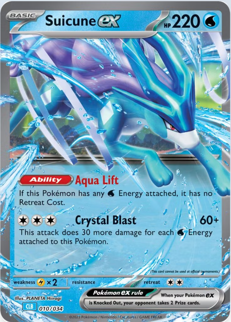 Suicune ex - Trading Card Game Classic (CL)