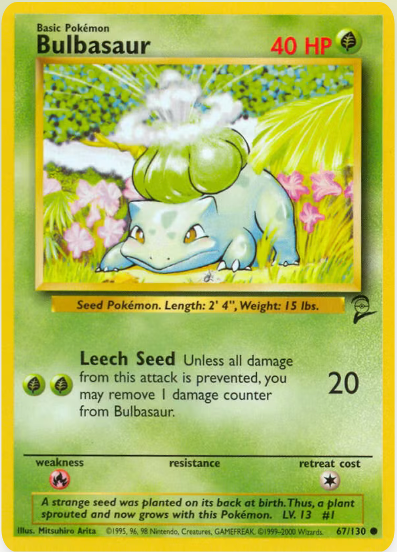 Bulbasaur - Base Set 2