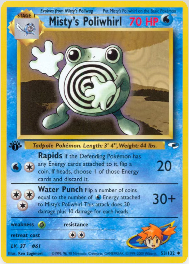 Misty's Poliwhirl - Normal