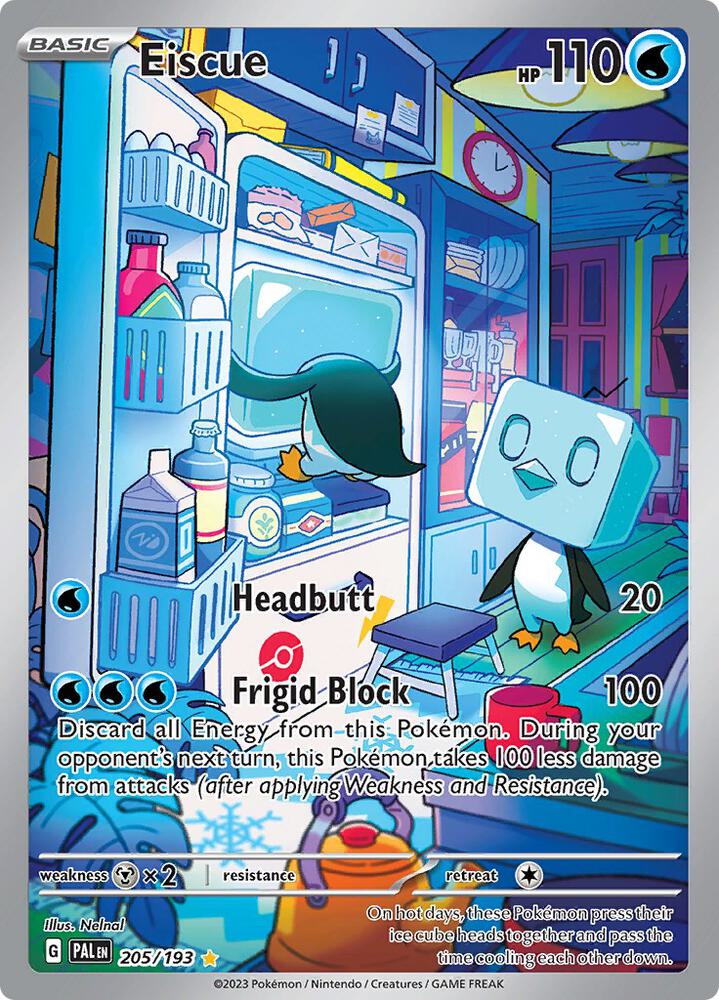 (Eiscue - 205/193 - SV02: Paldea Evolved (PAL)