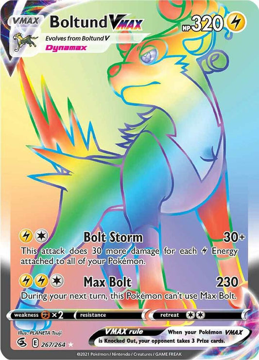 Boltund VMAX (Secret) - SWSH08: Fusion Strike (SWSH08)