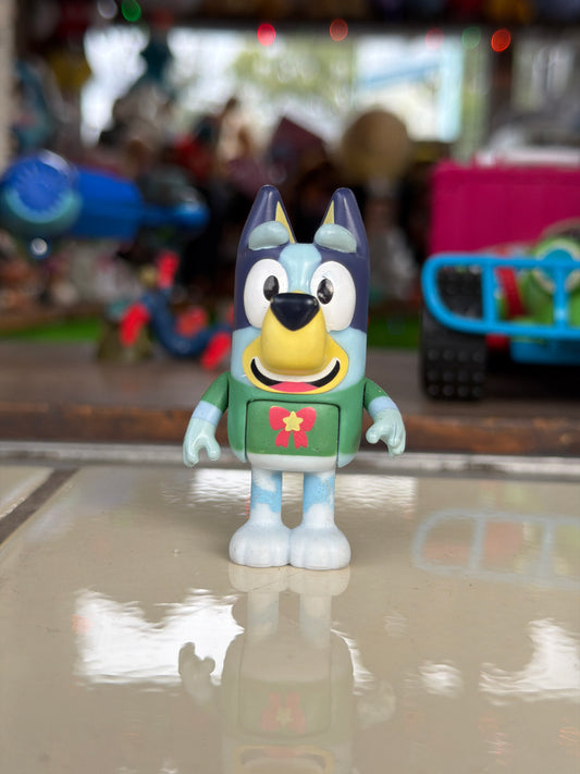 Figura Bluey navideño