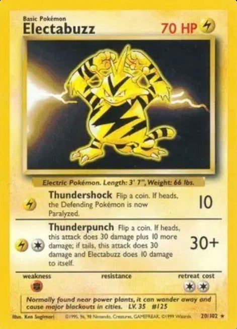 Electabuzz - base set unlimited