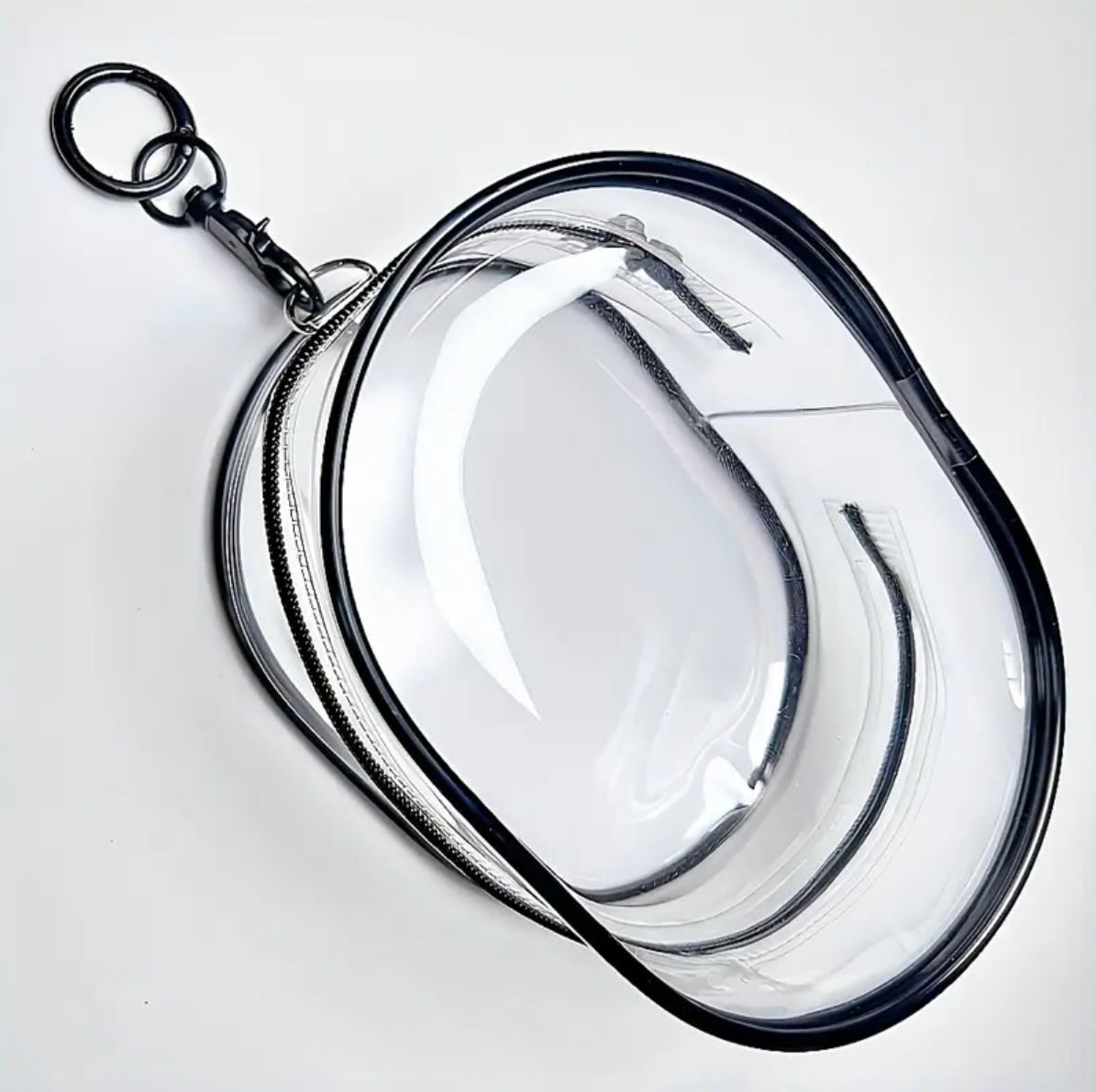 Estuche transparente con negro para  labubu Macaron ✨