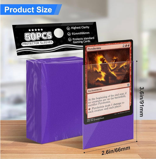 50 Sleeves moradas tipo dragón shield