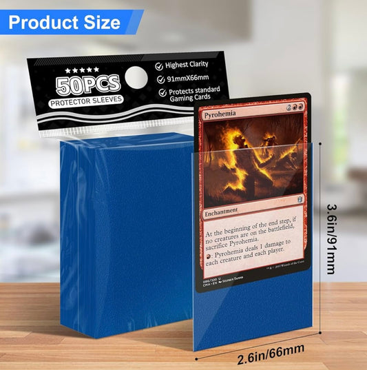 50 Sleeves azules tipo dragón shield