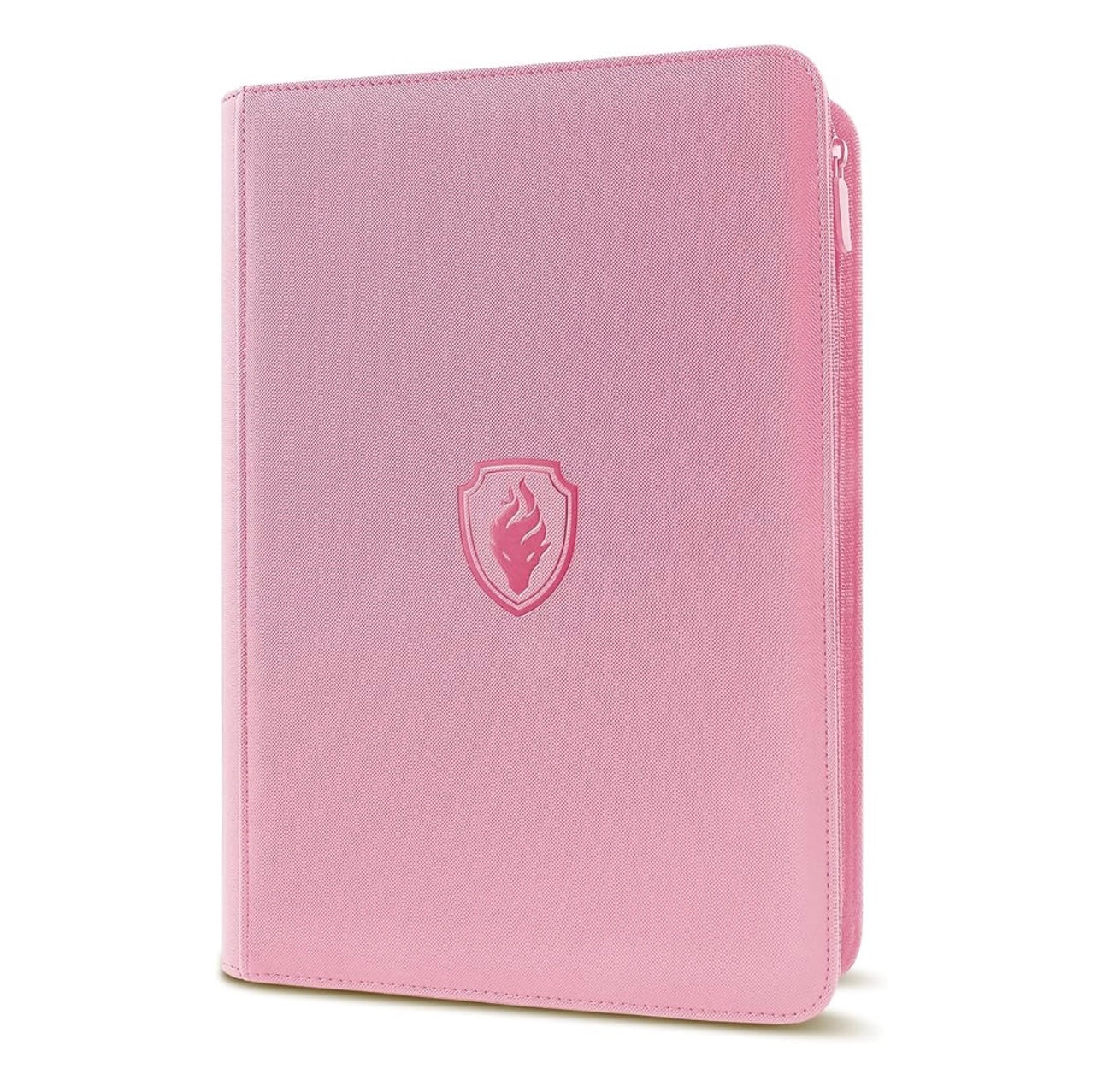 Binder con ziper Fabmaker rosado 360 cartas