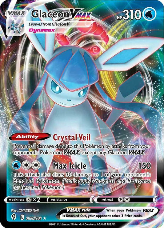Glaceon VMAX - SWSH07: Evolving Skies (SWSH07)