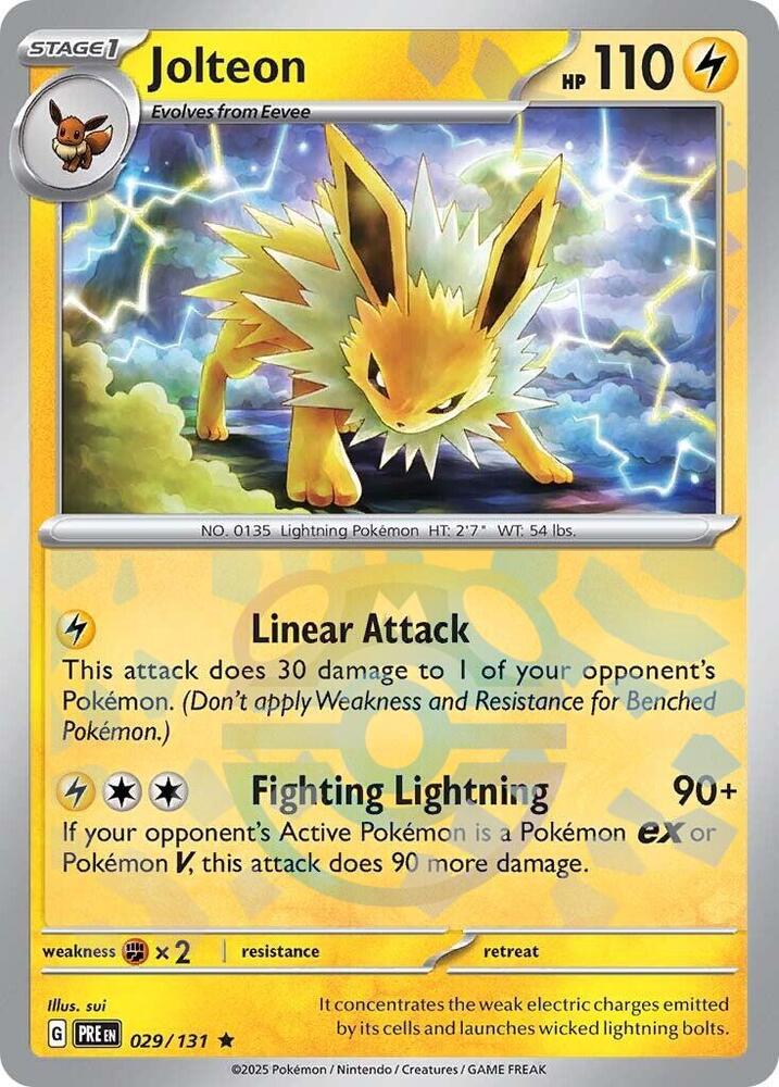 Jolteon (Master Ball Pattern) - SV: Prismatic Evolutions (PRE)