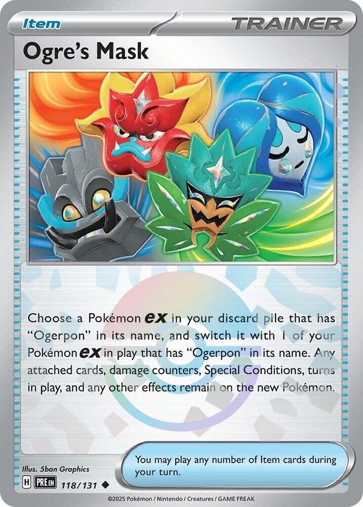Ogre's Mask (Poke Ball Pattern) - SV: Prismatic Evolutions (PRE)