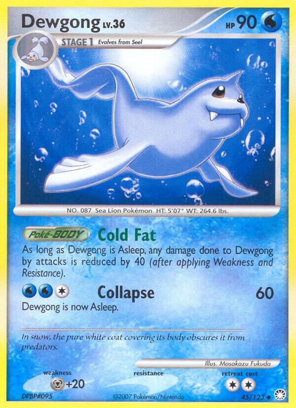 Dewgong - Mysterious Treasures (MT)reverse holo damach